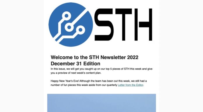 STH Weekly Newsletter You Want to Subscribe in Q1 2023 STH Newsletter 2022 12 31 Edition