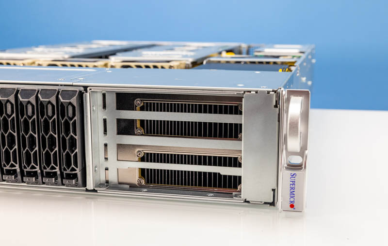 Supermicro ARS 210M NR Front Two GPUs