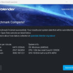 ASUS ROG Strix 4090 OC Blender Benchmark