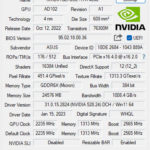 ASUS TUF 4090 OC GPUz Screenshot