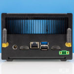 Bleu Jour META 12 Intel NUC 12 Fanless Rear