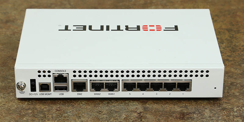 Fortinet FG 60C Rear 2013