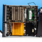 Lenovo ThinkStation P360 Ultra CPU And GPU Side With Heatsinks
