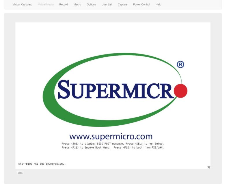 Supermicro HTML5 IKVM Virtual Media Not Available