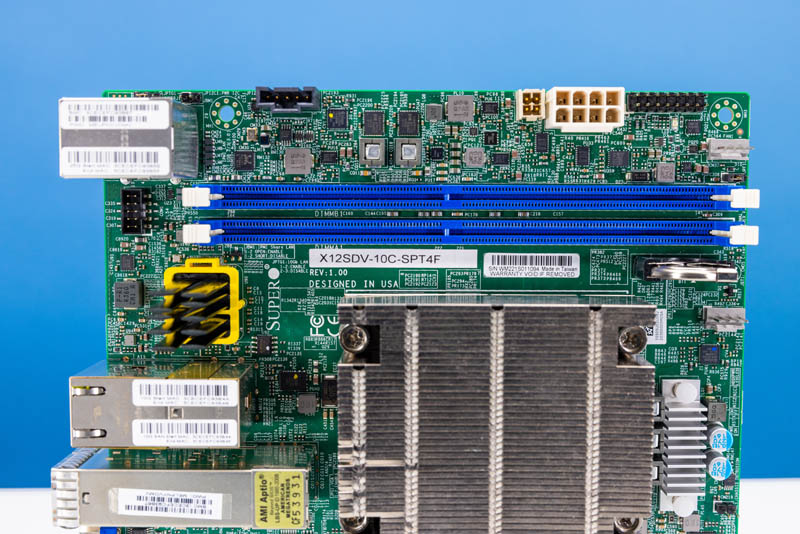 Supermicro X12SDV 10C SPT4F DIMMs And Power