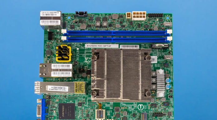 Supermicro X12SDV-10C-SPT4F Review Intel Xeon D-1749NT Motherboard Supermicro X12SDV 10C SPT4F Overview 1