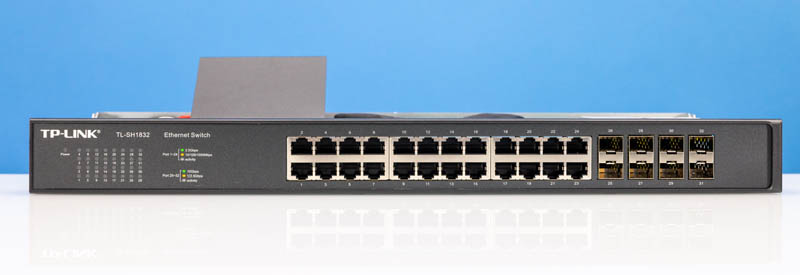 TP-Link TL-SH1832 Review Cheapest 24x 2.5GbE and 8x 10GbE Switch