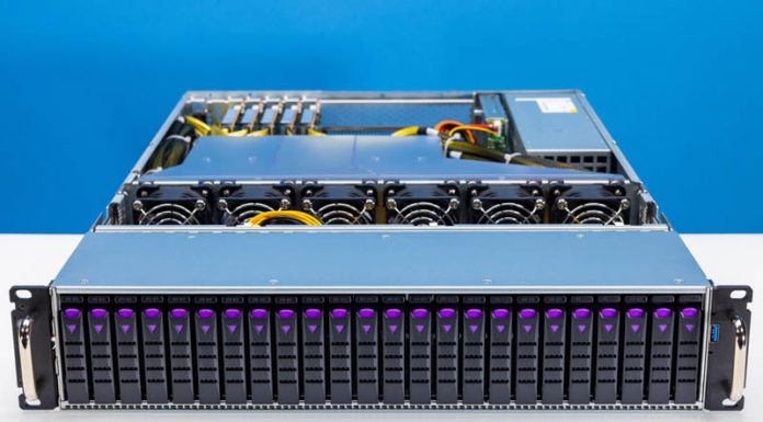 AIC SB201-TU 2U 24-bay NVMe Storage Server Review AIC SB201 TU Front