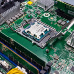 ASRock Rack 1U4LW B650 2L2T AMD Ryzen Being Installed DIMM Side