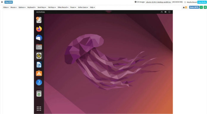 How to Add Virtual Media to an ASRock Rack Server via HTML5 iKVM Web IPMI Interface ASRock Rack AST2600 Management Interface HTML5 IKVM And CD ROM Mounted