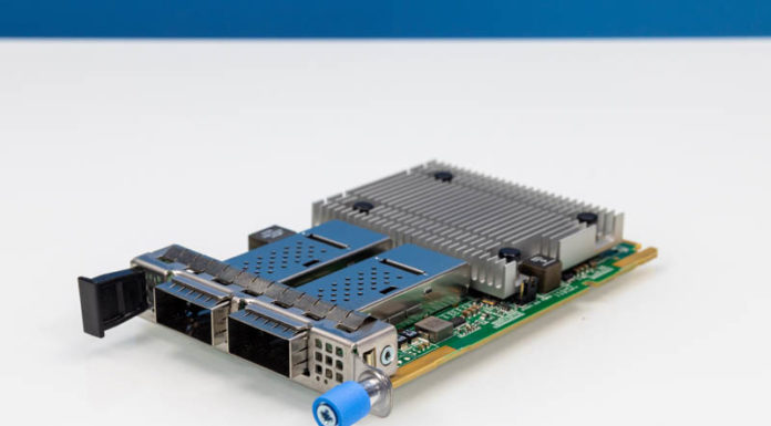 Broadcom BCM57508 NetXtreme-E 200GbE OCP NIC 3.0 Adapter is FAST Broadcom BCM57508 NetXtreme E 200GbE OCP NIC 3.0 Adapter Angle 1