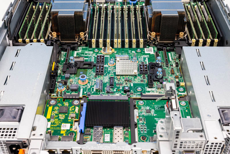 Dell PowerEdge R760 Rear Internal Overview From IO Cards