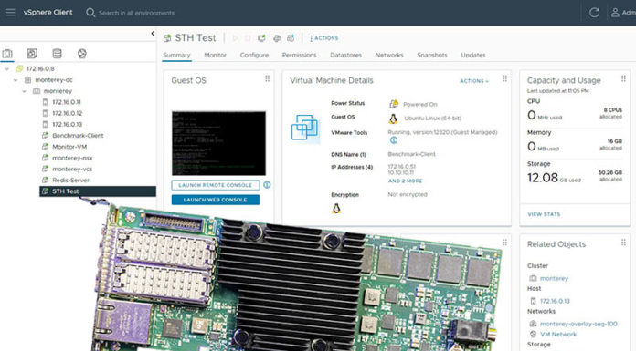 Using DPUs Hands-on Lab with the NVIDIA BlueField-2 DPU and VMware vSphere Demo NVIDIA BlueField 2 DPU With VMware Cover