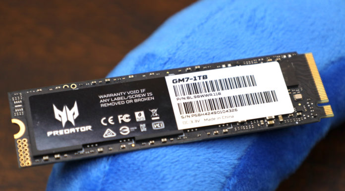 Predator GM7 1TB PCIe Gen4 NVMe SSD Review Predator GM7 1TB