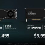 AMD Radeon Pro W7800 And W7900 Pricing