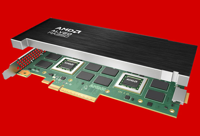 AMD Xilinx Alveo MA35D With Heatsink Off