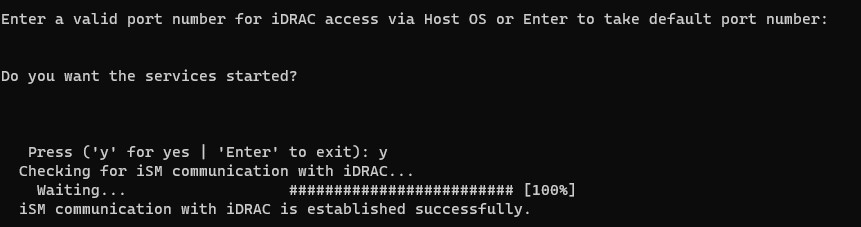 Dell IDRAC Service Module For Linux OpenManage Menu Install I