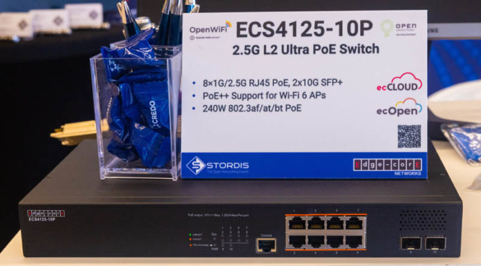 EdgeCore ECS4125-10P 2.5GbE PoE++ Switch at OCP Regional Summit 2023 Prague EdgeCore ECS4125 10P Switch At OCP Regional Summit 2023 Prague 4 1