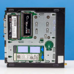 Lenovo ThinkCentre M80q Gen 3 Tiny Bottom M.2 SSD Slots And G.Skill 64GB Configuration Installed Overview