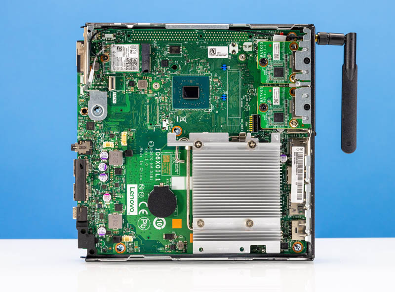 Lenovo ThinkCentre M80q Gen 3 Tiny Internal Overview WIthout SATA And Airflow