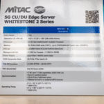 MiTAC Whitestone 2 5G CU DU 4th Gen Intel Xeon Scalable 1P At OCP Regional Summit 2023 Prague 1