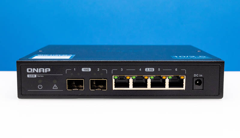 QNAP QSW 2104 2S A Front Ports
