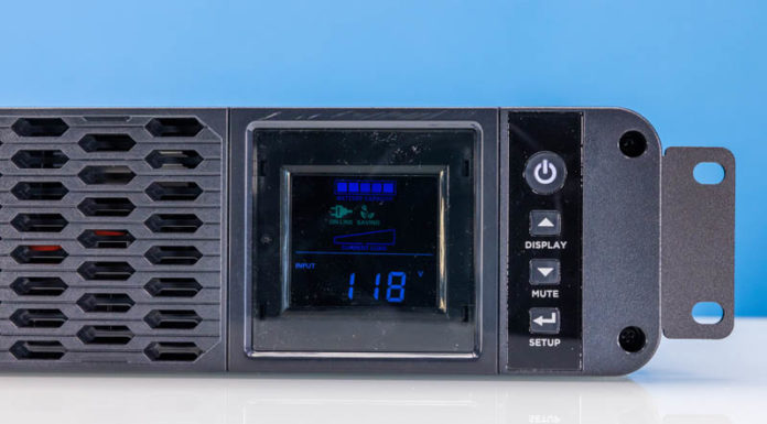 CyberPower CP1500PFCRM2U Review A Rackmount 2U 1500VA 1000W UPS CyberPower CP1500PFCRM2U Rackmount 2U 1500VA 1000W UPS 120V LCD On