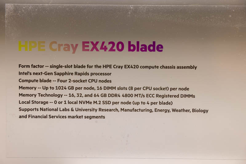 HPE Cray EX420 Blade ISC 2023 1