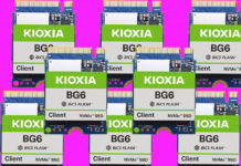 Kioxia BG6 PCIe Gen4 DRAM-Less NVMe SSD Launched Kioxia BG6 Cover