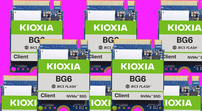 Kioxia BG6 PCIe Gen4 DRAM-Less NVMe SSD Launched Kioxia BG6 Cover