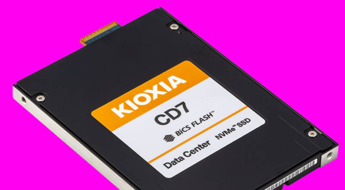 Kioxia CD7 PCIe Gen5 NVMe SSDs Validated on HPE Servers and Storage Kioxia CD7 E3.S EDSFF Cover