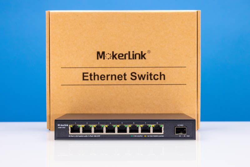 Mokerlink 8x 2.5GbE 1x 10GbE Switch 2G08110GS With Box