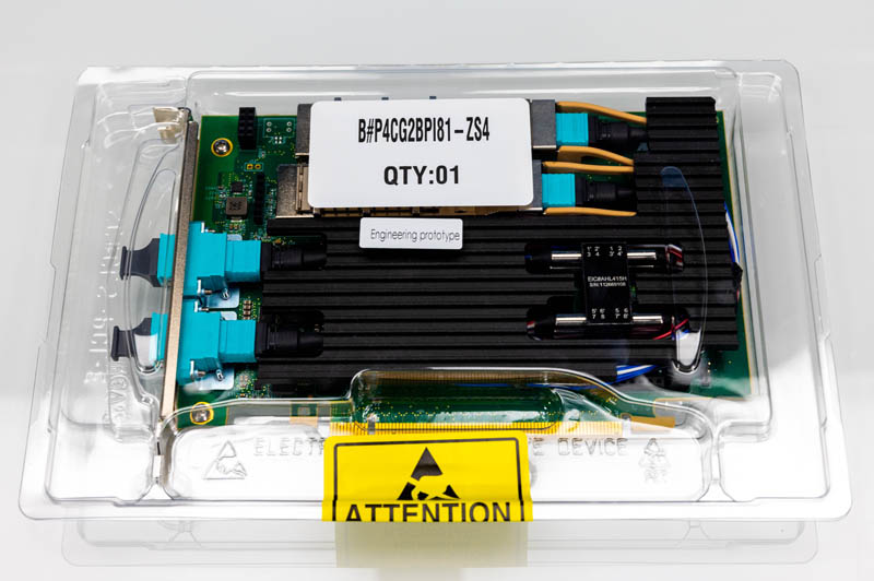 Silicom P4CG2BPi81 100GbE Bypass NIC In Package