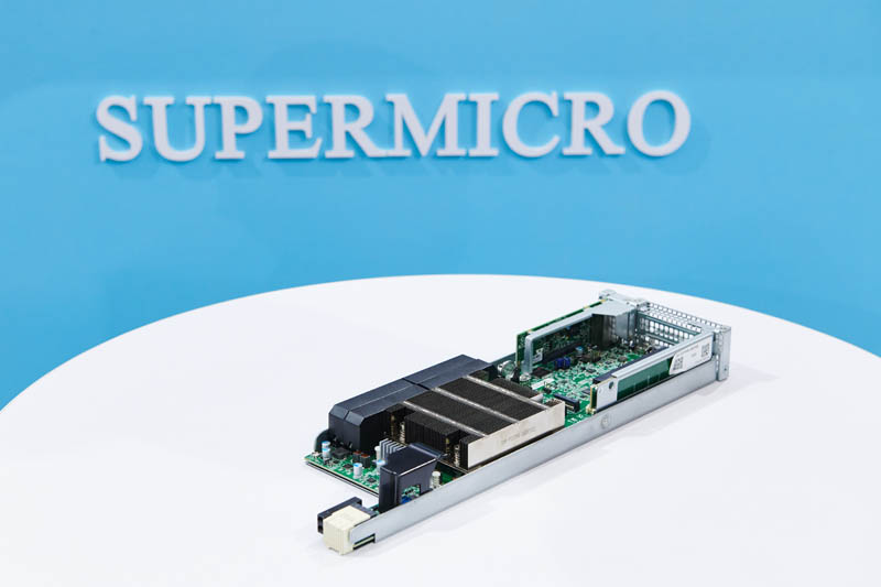 Supermicro MicroCloud 8 AMD Ryzen 5 Node On Table Computex 2023 1