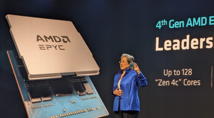 AMD EPYC Bergamo Launched 128 Cores Per Socket and 1024 Threads Per 1U AMD EPYC Bergamo Cover With Dr Lisa Su Large