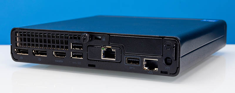 HP Elite Mini 600 G9 With HP Flex IO V2 10Gbase T NIC Installed 800