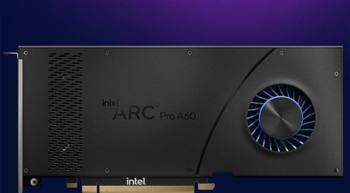 New Intel Arc Pro A60 12GB 130W Single Width GPU Released Intel Arc Pro A60 Cover