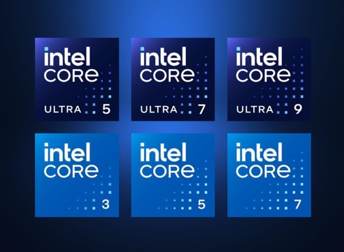Intel Core And Intel Core Ultra Brand Logos