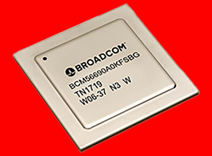 Broadcom BCM56690 Chip Cover