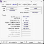 Kingston Fury Renegade Pro KF560R32RBK8 128 16GB ECC DDR5 6000 DIMM CPU Z