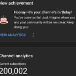 STH YouTube Channel Birthday And 200002 Subscribers