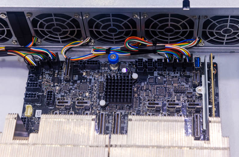 Supermicro ARS 221GL NR NVIDIA Grace Superchip MGX Server At Computex 2023 Motherboard Headers