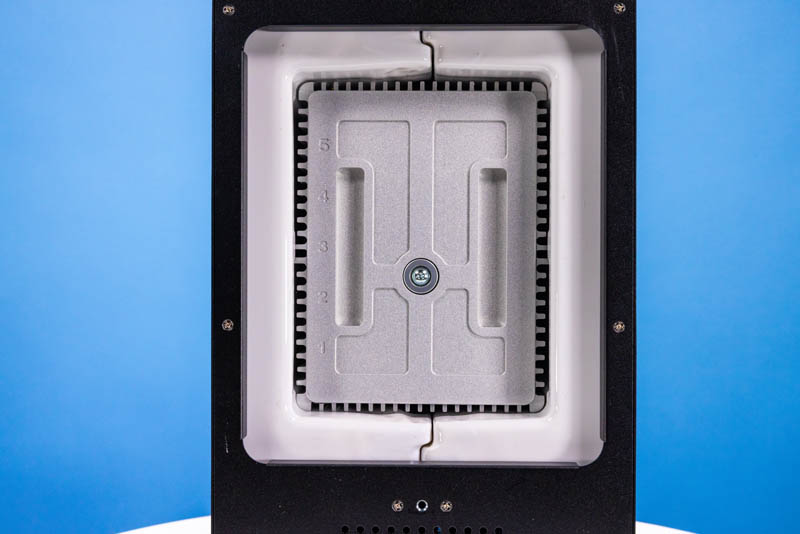 IoSafe 1522 Plus NAS Cover Off Drive Plate On