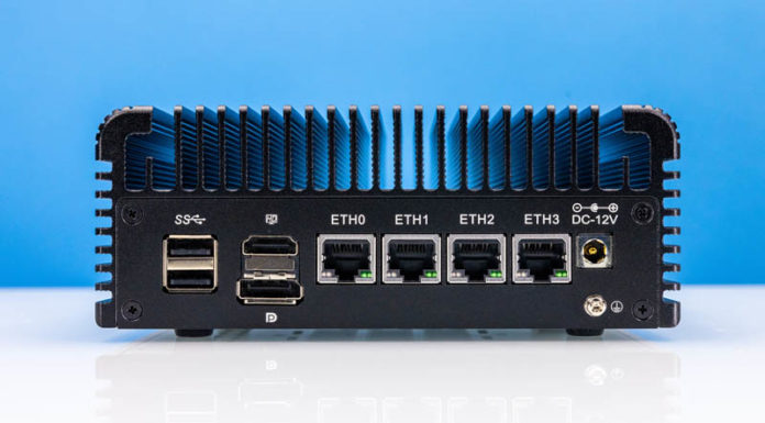 Almost a Decade in the Making Our Fanless Intel i3-N305 2.5GbE Firewall Review CWWK N305 4x 2.5GbE Rear