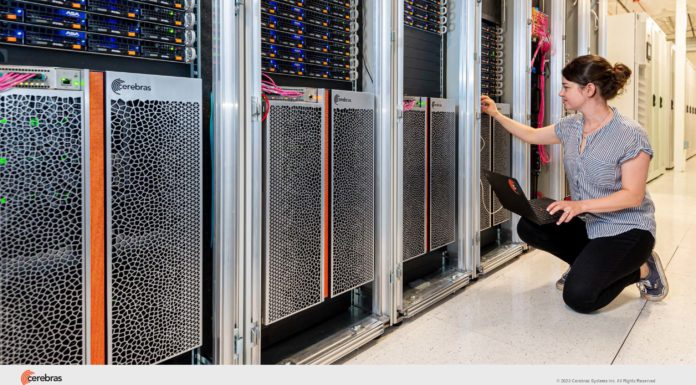 Detail of the Giant Cerebras Wafer-Scale Cluster Cerebras Wafer Scale Cluster HC35_Page_32