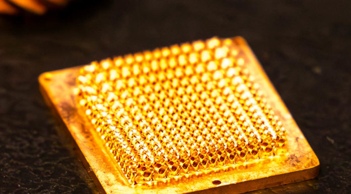 Next-Gen Copper Cold Plates So Advanced They Need to Be 3D Printed from Fabric8Labs Fabric8Labs Samples At Hot Chips 2023 5