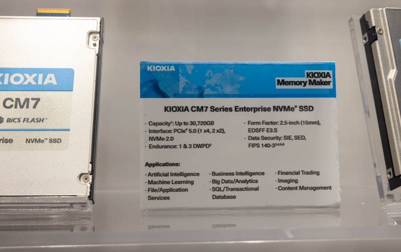 Kioxia CM7 At FMS 2023 1