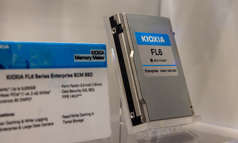 Kioxia FL6 SCM SSD At FMS 2023 1