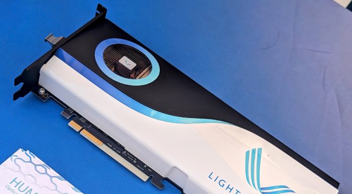 Lightelligence Hummingbird Low-Latency Optical Connection Engine Lightelligence Hummingbird Card At Hot Chips 2023