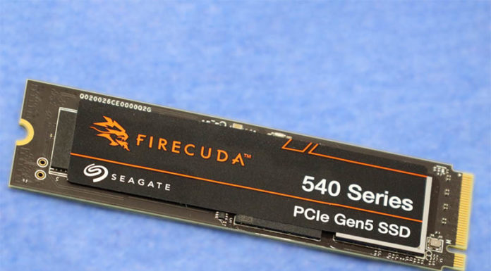 Seagate FireCuda 540 2TB PCIe Gen 5 SSD Review Seagate Firecuda 540 Cover